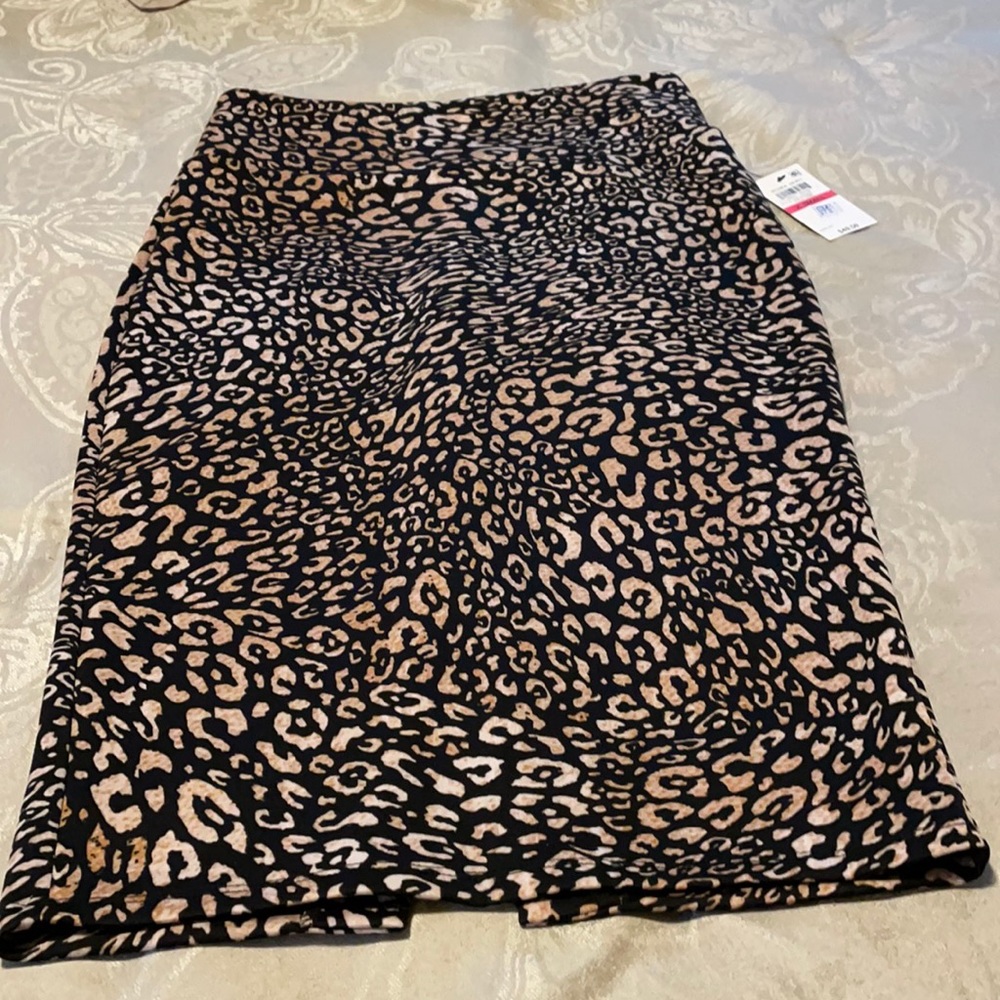 Midi skirt cheetah print